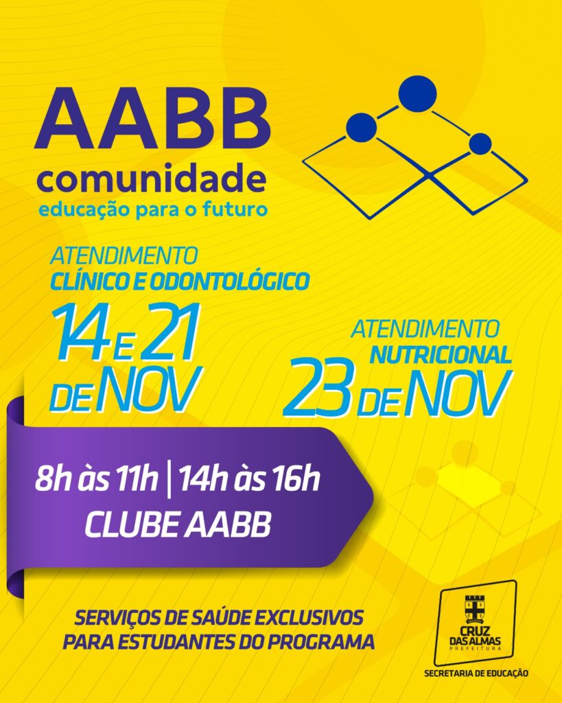 prefeitura-realizara-atendimento-clinico,-odontologico-e-nutricional-para-os-alunos-do-programa-aabb-comunidade