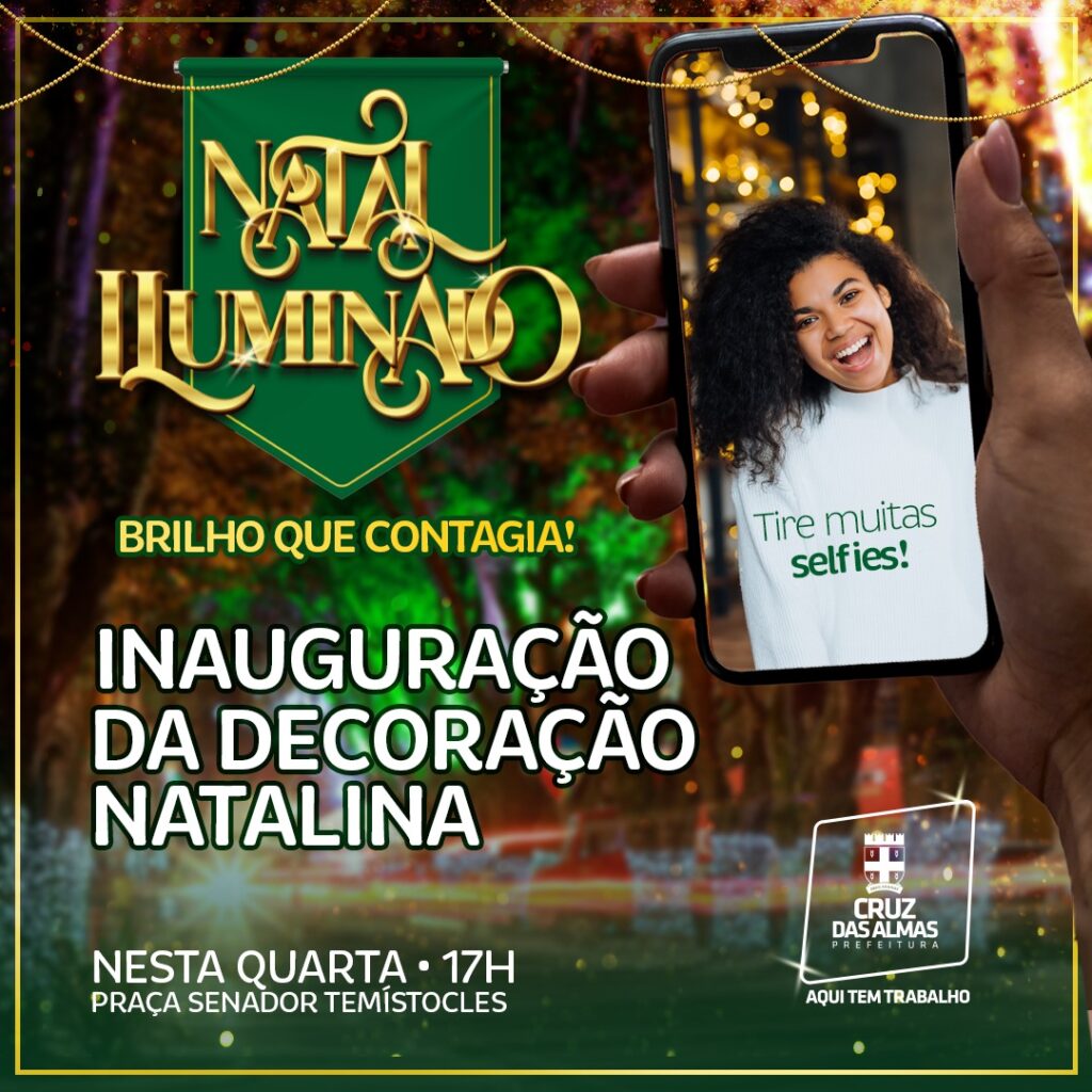 cruz-das-almas-inaugura-decoracao-do-natal-iluminado-com-programacao-especial-nesta-quarta-feira-(06)