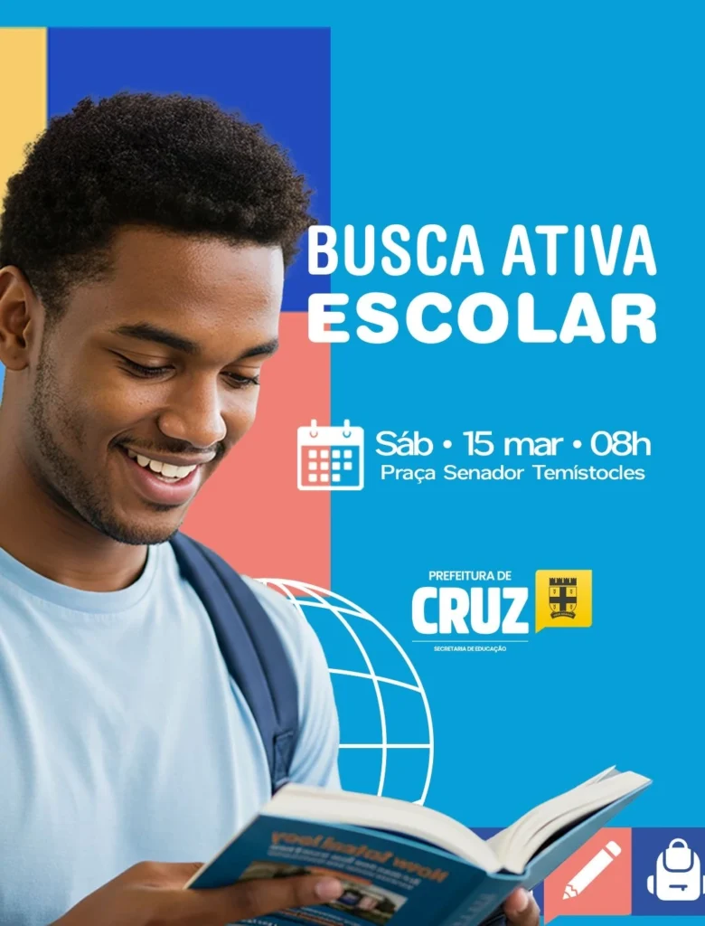 Prefeitura realiza ação de Busca Ativa Escolar neste sábado na Praça Senador Temístocles