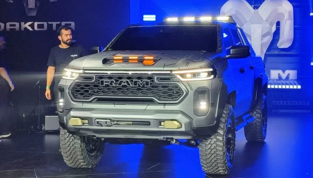 a-nova-ram-dakota-2026-chega-ao-brasil-com-motor-22-turbodiesel,-tracao-4×4-e-design-robusto.-saiba-tudo-sobre-o-lancamento!