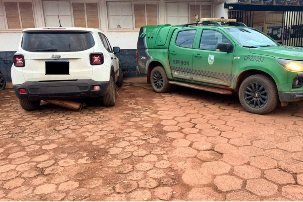 VÍDEO: Carro que seria levado para a Bolívia é apreendido após fuga em RO