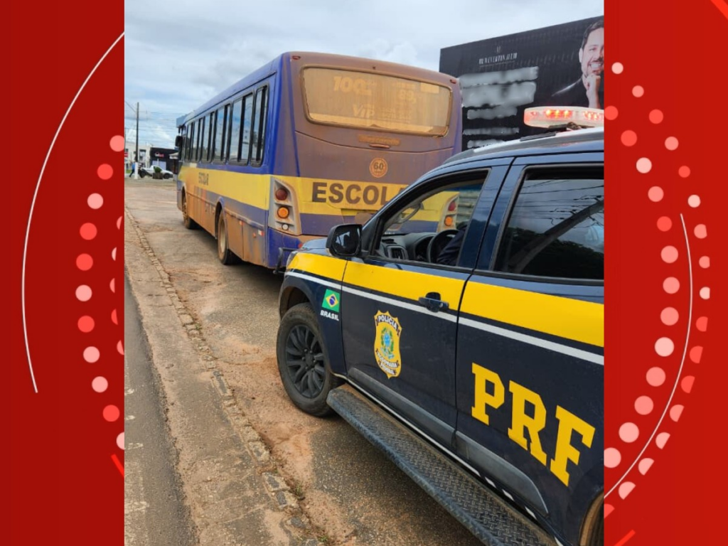 Motorista que abandonou crianças em ônibus escolar para fugir da polícia é afastado em RO