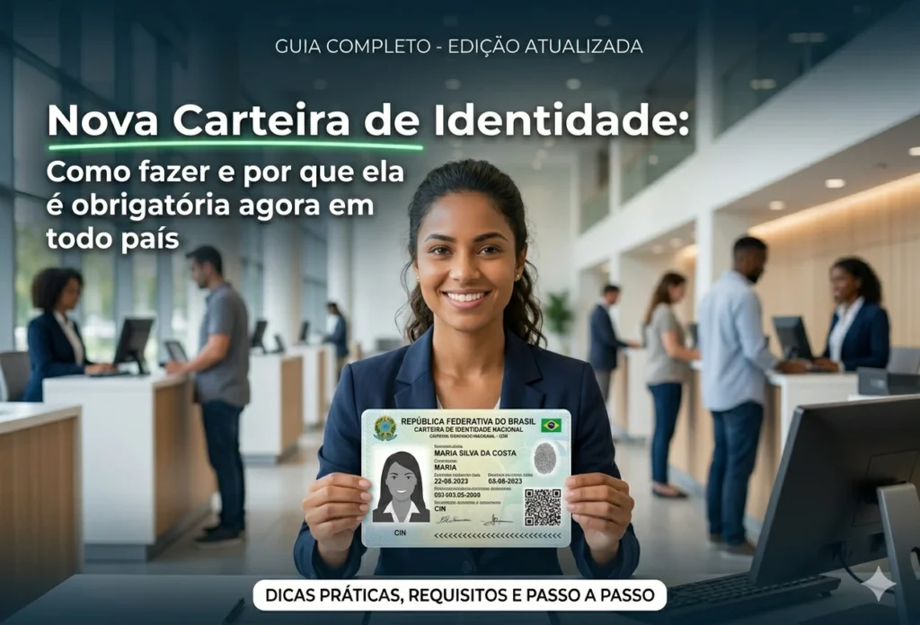 Nova Carteira de Identidade: como fazer e por que ela é obrigatória agora em todo país