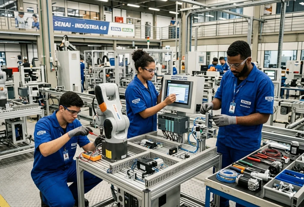 O Senai liberou! Garanta sua vaga em cursos de qualificação sem pagar nada.