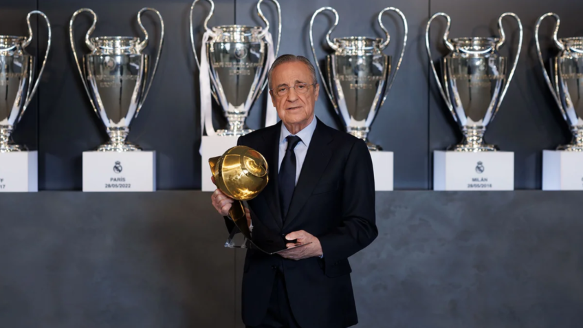 Florentino Pérez é reeleito presidente do Real Madrid