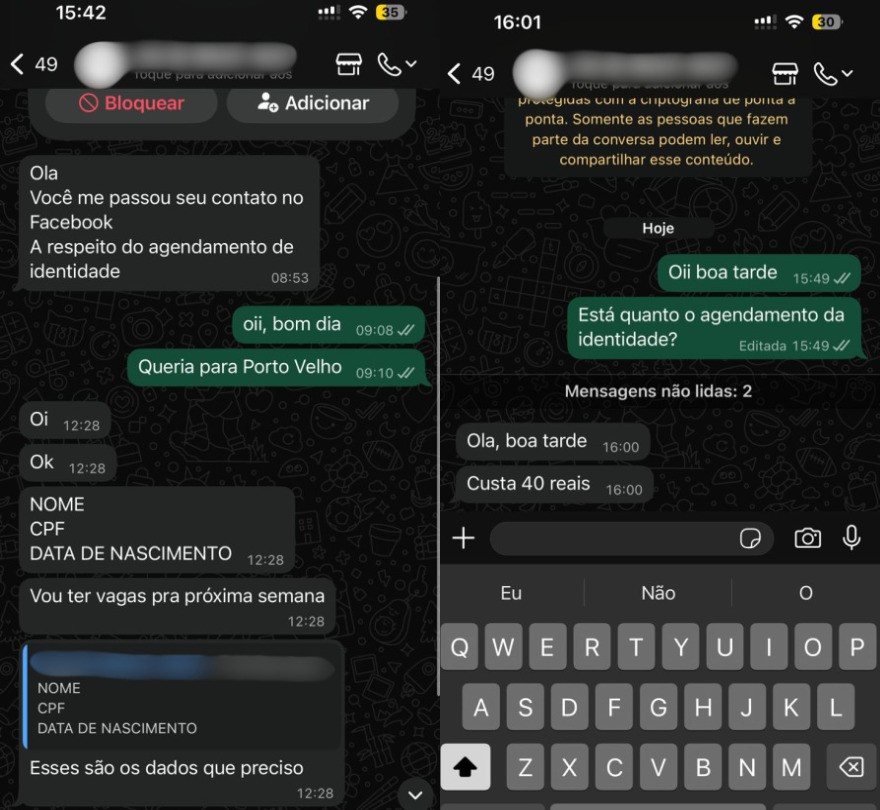 Polícia Civil investiga esquema de venda de senhas para agendamento da nova identidade em RO