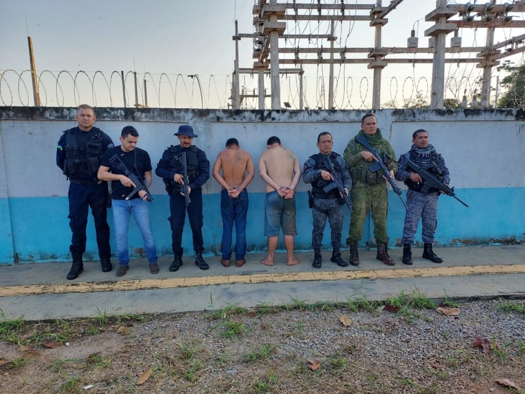 Polícia recaptura três dos homens que fugiram de delegacia pulando muro em Porto Velho