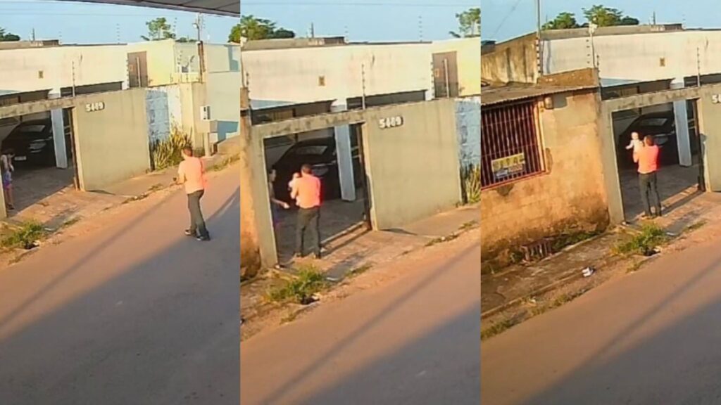 Vídeo mostra policial militar salvando bebê engasgado em Porto Velho